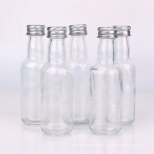 50ml round glass storage bottle for liquid wine oil bottle